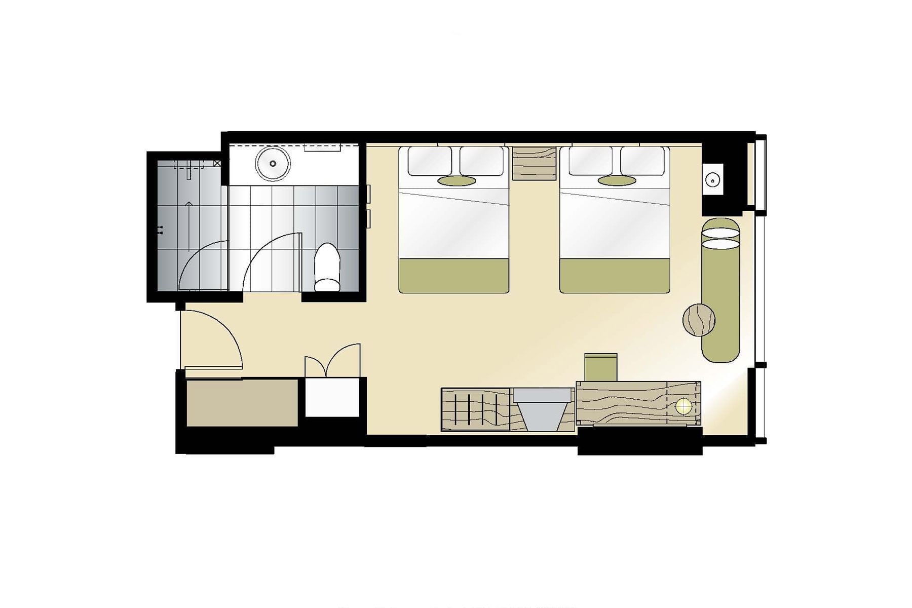 Standard Twin Room at Crown Promenade - Crown Melbourne